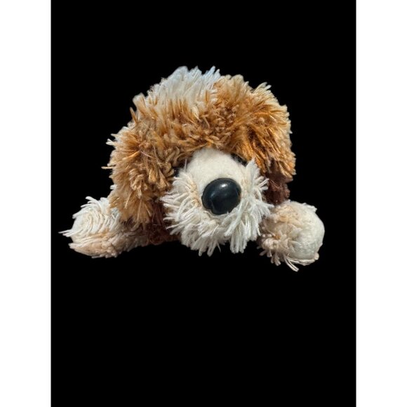 Douglas Plush Dog Toy Brown & White Floppy Stuffed Animal 8" Long Soft & Cuddly - Picture 1 of 8